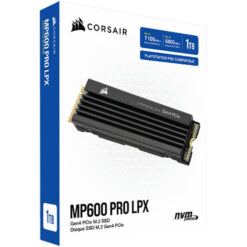 Corsair 1TB MP600 Pro LPX M.2 NVMe PCIe x4 Gen4 SSD Optimized For Sony PlayStation 5