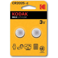 Kodak CR2025 x2 Lithium 3V Coin Cell Battery