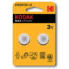 Kodak CR2032 x2 Lithium 3V Coin Cell Battery