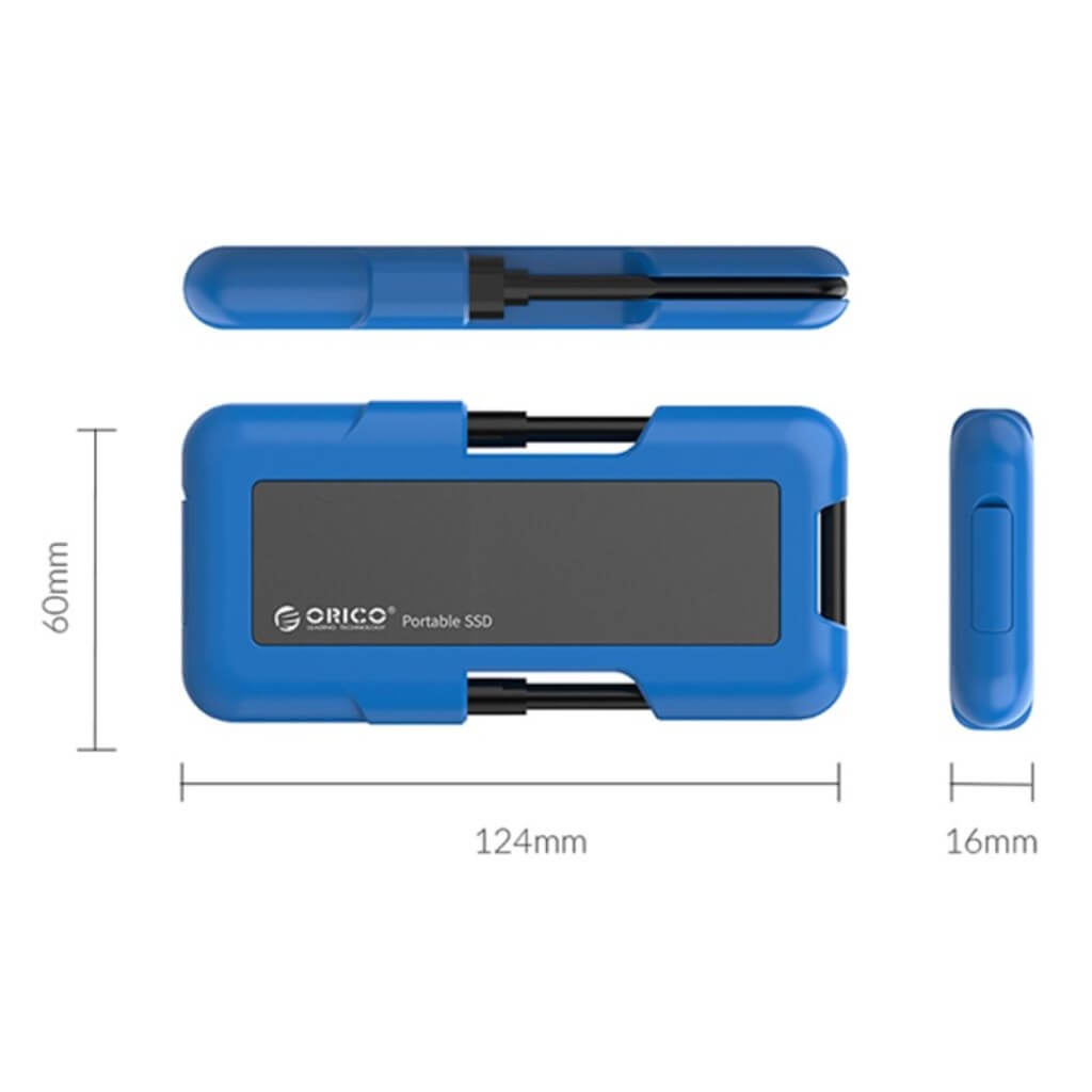Orico External Portable SSD Hard Drive 128GB M.2 NVME With Type C USB 3.1 - Image 5