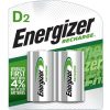 Energizer Recharge D Batteries 2 Pack