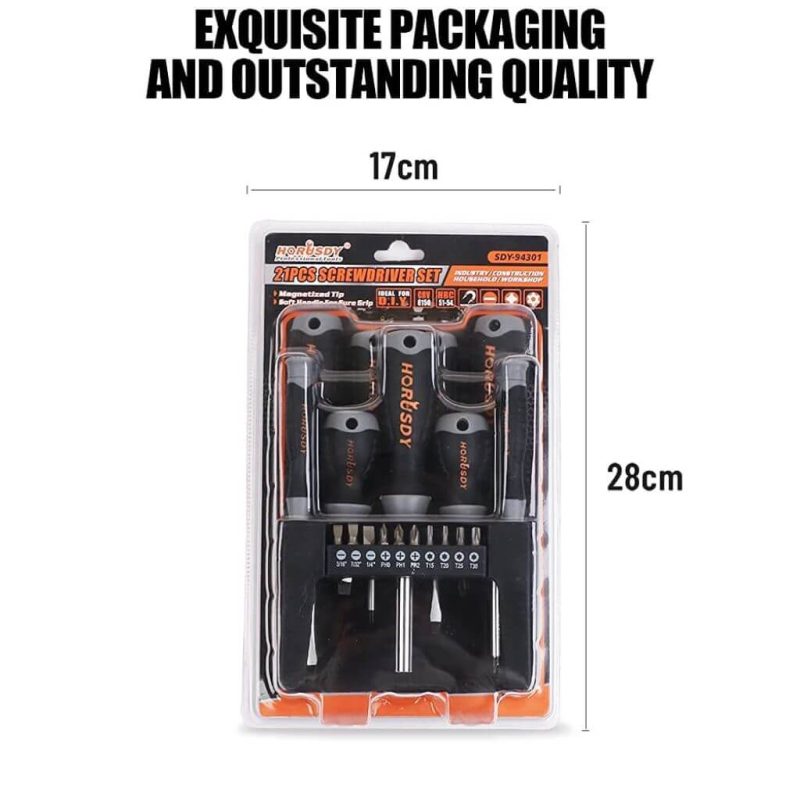Screwdriver Plastic Racking 21 Piece Magnetic Screwdriver Set With Plastic Racking | I.T. Megabyte ...