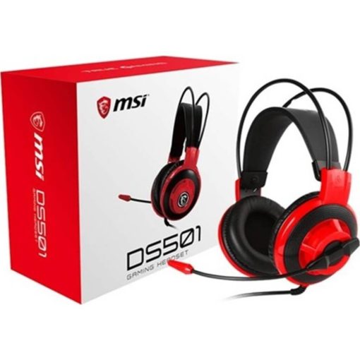 MSI Gaming Headset With Microphone DS501 Black & Red