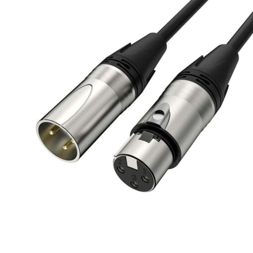 XLR Male To XLR Female Microphone Cable 3 Meters