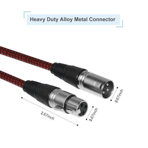 XLR Male To XLR Female Microphone Cable 5 Meters - Image 6
