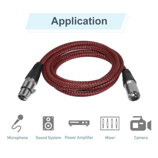 XLR Male To XLR Female Microphone Cable 5 Meters - Image 7