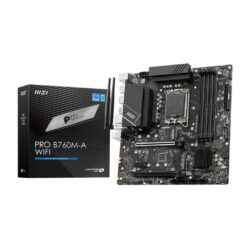 MSI Intel Pro B760M-A WIFI DDR5 Gaming Motherboard