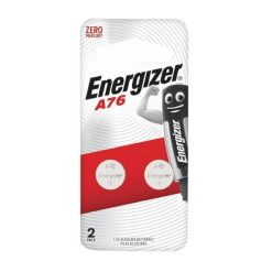 Energizer A76 LR44 Alkaline Coin Button Batteries 2 Pack