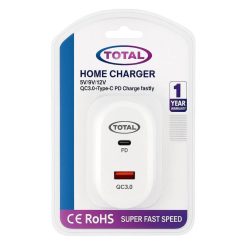 Home Charger Adapter QC3.0 & USB Type-C PD