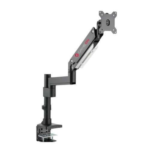 GameOn Pole-Mounted Single Monitor Arm Gas Heavy Duty Spring 17″ – 49″ Up To 18 KG - Image 2