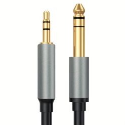 3.5mm Male To Audio Jack 6.35mm Male TRS Audio Jack Cable 2 Meters