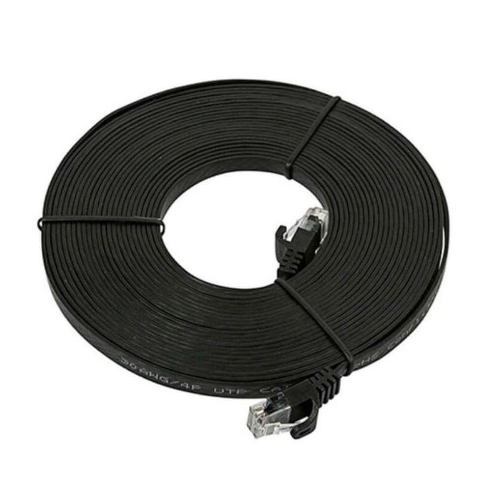 Kuwes CAT6+ Ethernet Network Flat UTP Cable 10 Meters - Image 2
