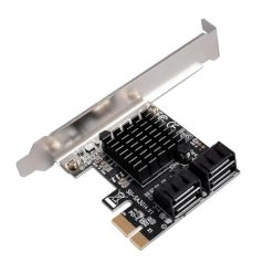 PCI-E To SATA 3.0 Expansion Card With 4 Port Built-In SSD Hard Drive Adapter