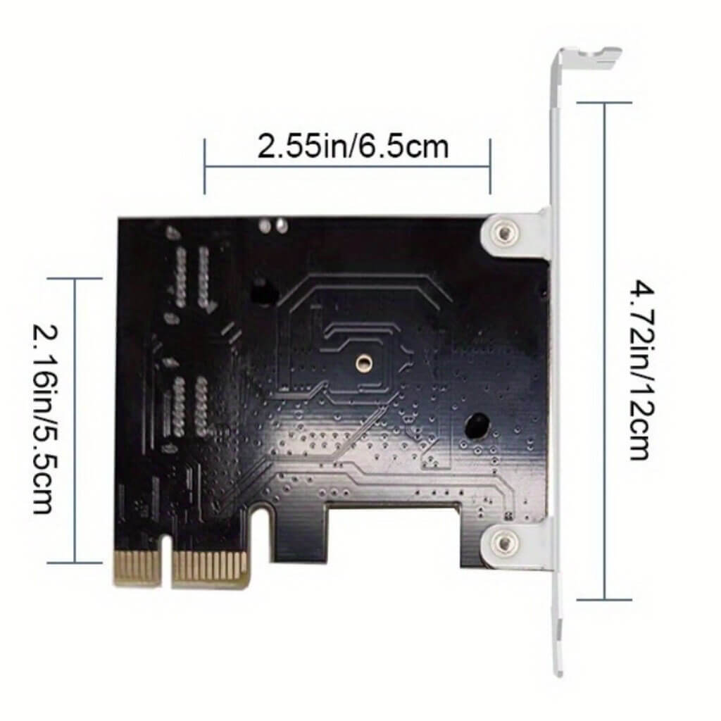 PCI-E To SATA 3.0 Expansion Card With 4 Port Built-In SSD Hard Drive Adapter - Image 4