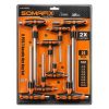 Somafix SFX5353 8 Pcs T-Handle Hex Key Set
