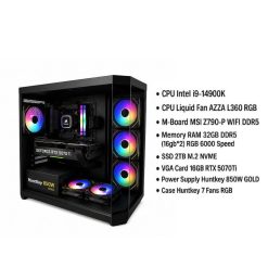 i9 Gaming PC Intel i9-14900K Graphics Card RTX 5070Ti 16GB Memory RAM 32GB & 2TB SSD M.2 NVME