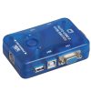 Auto USB 2.0 KVM Switch With 2 Ports
