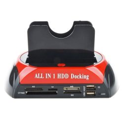 All in 1 HDD Docking 2.5 3.5 SATA Multi-Function HDD Docking Station SATA Hard Disk Base USB HUB Reader