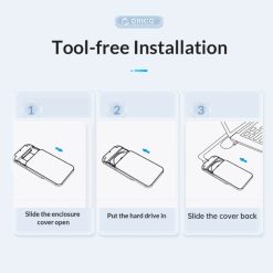 Orico 2.5 Inch Type-C External Storage Enclosure - Image 4