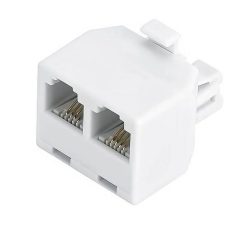 RJ11 Phone Line Splitter Male To Female Two Way Converter 5 Pack - Image 2