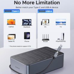 Orico 5 Bay Type-C Hard Drive Docking Station With Offline Clone Function - Image 4