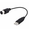 PS2 Female To USB Male Converter Cable