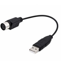 PS2 Female To USB Male Converter Cable